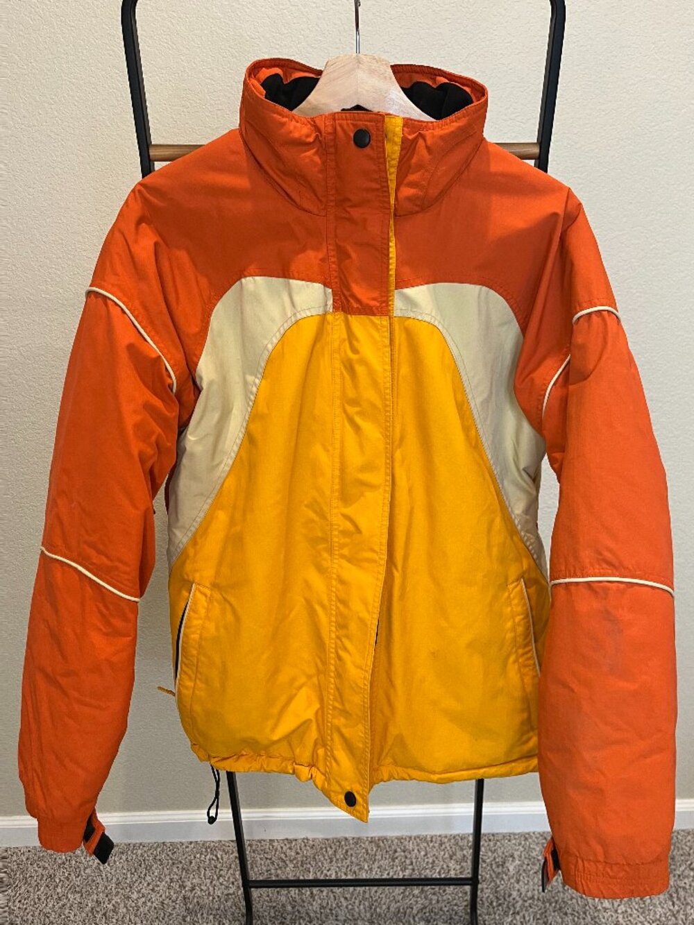 Active Ski/Snowboard Jacket Orange Size M - Picture 5 of 11